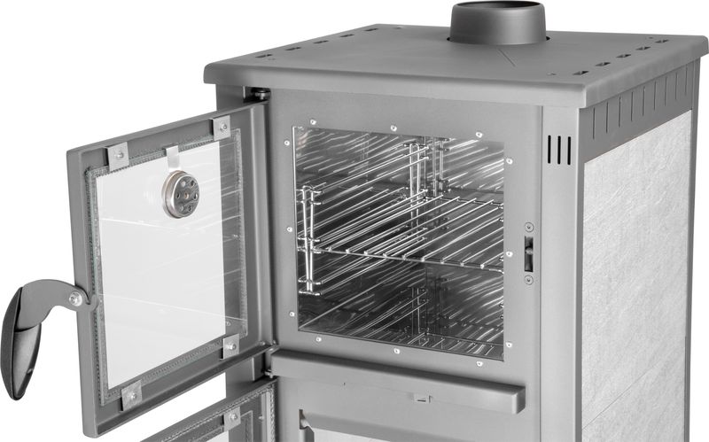 Kachle Thalia Pella SG Ceramic, 5,4 kW, s rúrou na pečenie – Obrázok 7