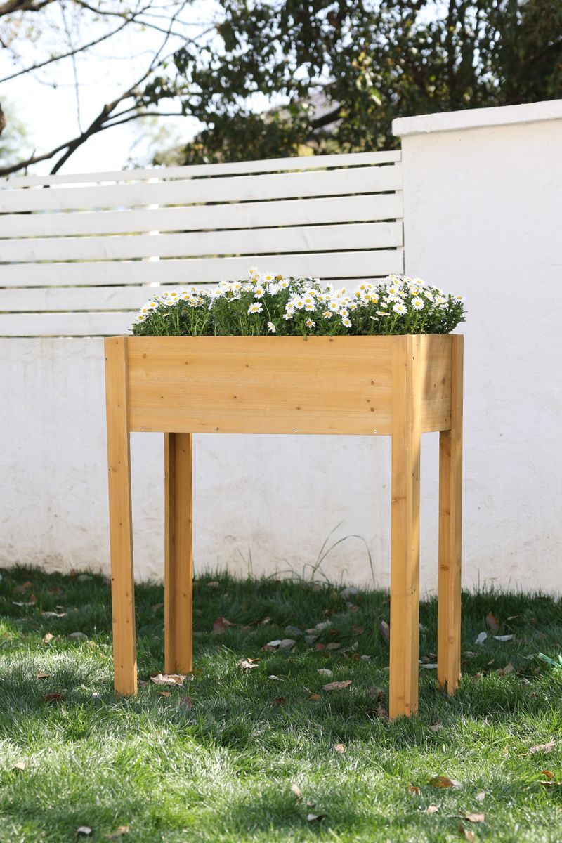 Záhon Strend Pro Garden, 84x40x98 cm, drevo, vyvýšený, s nohami – Obrázok 2