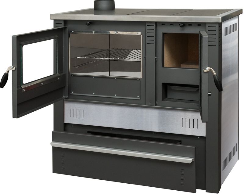 Sporák Pro PANONIA INOX, ľavý vývod – Obrázok 2