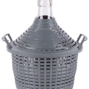 Demižón Strend Pro Cada Inco, 10 lit. sklenený, na víno a pálenku, plastový kryt