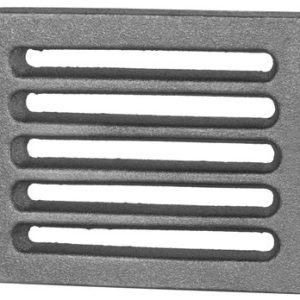 Rošt liatinový 180x130x15 mm, do sporáku a kachlíLiatinový rošt Strend Pro je vysoko odolný proti vysokým teplotám a poškriabaniu. Je vhodný pre sporáky, pece, krby a rúry. Rozmery: 180x130x15 mm.