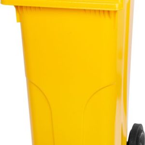 Nádoba Europlast 120 lit., plast, žltá 1018, HDPE, popolnica na odpad