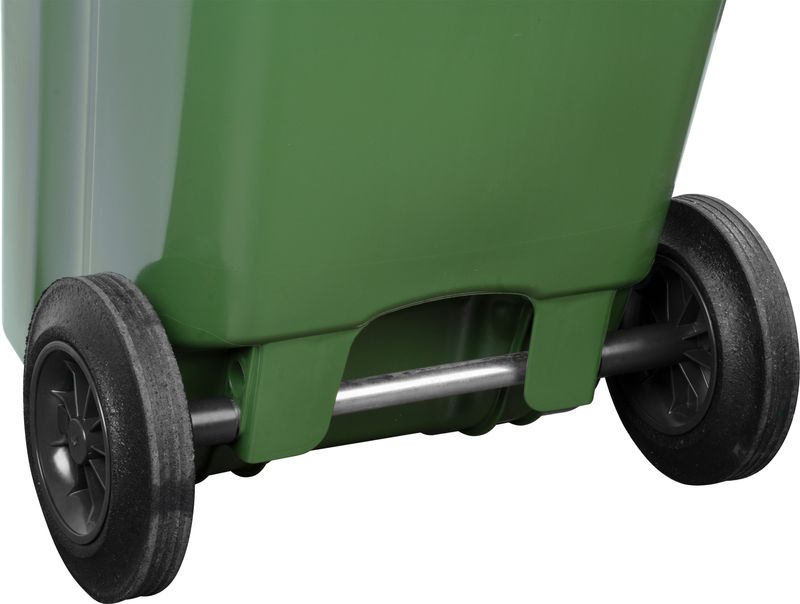 Nádoba Europlast 120 lit., plast, zelená, HDPE, popolnica na odpad – Obrázok 3