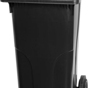 Nádoba Europlast 240 lit., plast, čierna, popolnica na odpad