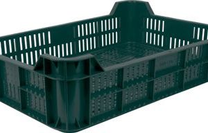 Prepravka na ovocie a zeleninu M10, 21 lit., max. 10 kg, 60x40x15 cm, perforovaná, PE