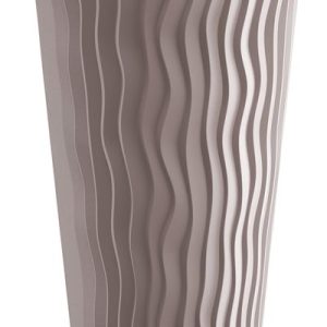 Kvetináč s vložkou SANDY Slim 400, mocca