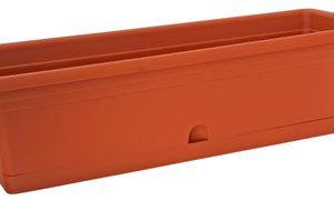 Kvetináč ICS MELISSA 60x20x16 cm, 11 lit., truhlík, s podložkou