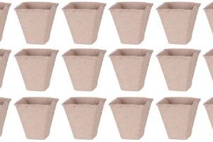 Sadbovač Strend Pro Herrison P1018, papierový, 8x8 cm, bal. 18 ks