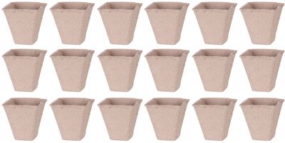 Sadbovač Strend Pro Herrison P1018, papierový, 8x8 cm, bal. 18 ks