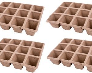 Sadbovač Strend Pro Herrison P1002, papierový, 12 priesad, bal. 4 ks, 210x170x45 mm