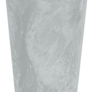 Kvetináč s vložkou TUBUS Slim Beton 400x762 mm, vzhľad betón