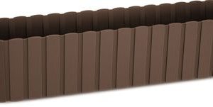 Kvetináč BOARDEE Case 587x144x130 mm, hnedý
