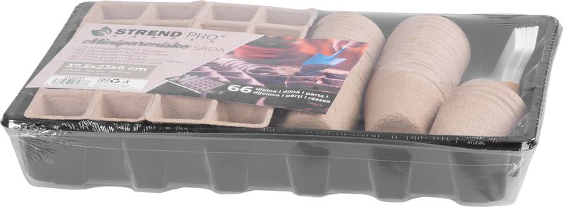 Miniparenisko Strend Pro, 66-dielna sada, 45 priesad, 37,5x23x6 cm – Obrázok 3