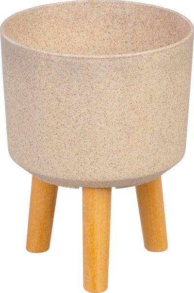 Kvetináč Strend Pro, farba Bambusové vlákno, 24,5x24,5x31 cm