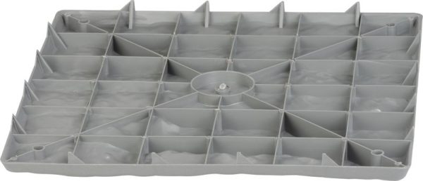 Sada chodníkových dosiek s efektom kameňa, PP, 30x30 cm, plast, farba sivá, bal. 4ks – Obrázok 3