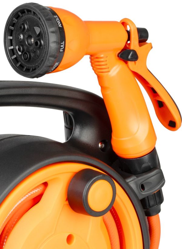 Navíjač Strend Pro Garden, so záhradnou hadicou, pištoľ, 10m, 5/16" – Obrázok 3