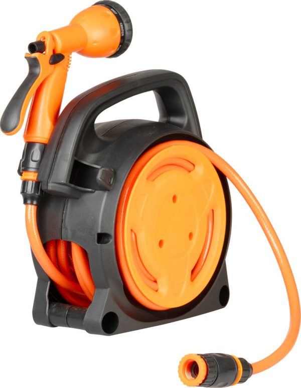 Navíjač Strend Pro Garden, so záhradnou hadicou, pištoľ, 10m, 5/16" – Obrázok 5