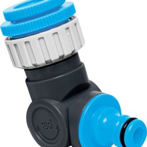 Adaptér AQUACRAFT® 550342, kĺbový, 1/2"-3/4"-1", 360, 180, samec, na záhradnú hadicu
