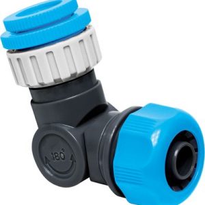 Adaptér AQUACRAFT® 550345, kĺbový, 1/2"-3/4"-1", 360, 180, 3/4", na záhradnú hadicu