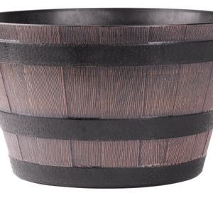 Kvetináč Strend Pro Woodeff, 39x23 cm, teak, truhlík, efekt dreva