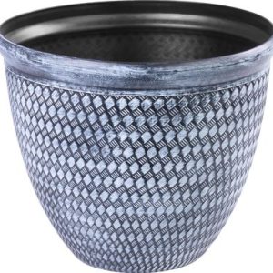 Kvetináč Strend Pro Marble, 37x30 cm, modrý