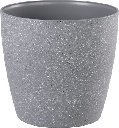 Kvetináč Strend Pro Stone, 23x20,5 cm, šedý, efekt kameňa