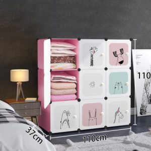 Detská modulárna skriňa 9x - W03