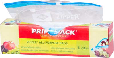 Vrecko Primapack Zipper, vrecúško, viacúčelové, na potraviny, 1 lit., 15 ks – Obrázok 5