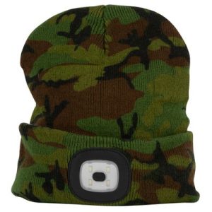 Čiapka Strend Pro Albacore kamufláž L, 4x SMD LED, USB nabíjanie