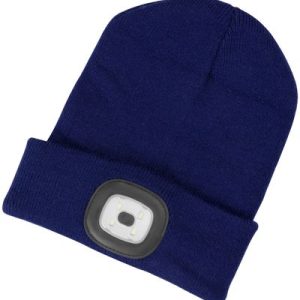 Čiapka Strend Pro Albacore kid modrá M, 4x SMD LED, USB nabíjanie