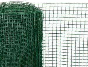 Pletivo ECONOMY 7, 1000/20x20 mm, štvorcový vzor, 300g/m2, zelené, celoplastové, bal. 25 m