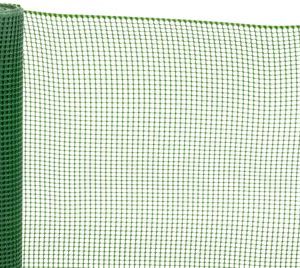 Pletivo ECONOMY 4, 1000/10x10 mm, štvorcový vzor, 300g/m2, zelené, celoplastové, bal. 10 m