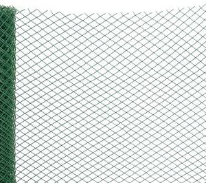 Pletivo ECONOMY 6, 1000/20x20 mm, 45° štvorcový vzor, 300g/m2, zelené, celoplastové, bal. 05 m