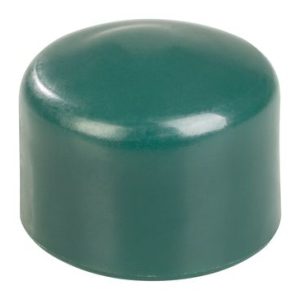 Čiapka Strend Pro METALTEC, na okrúhly stĺpik, plastová, zelená, 40 mm