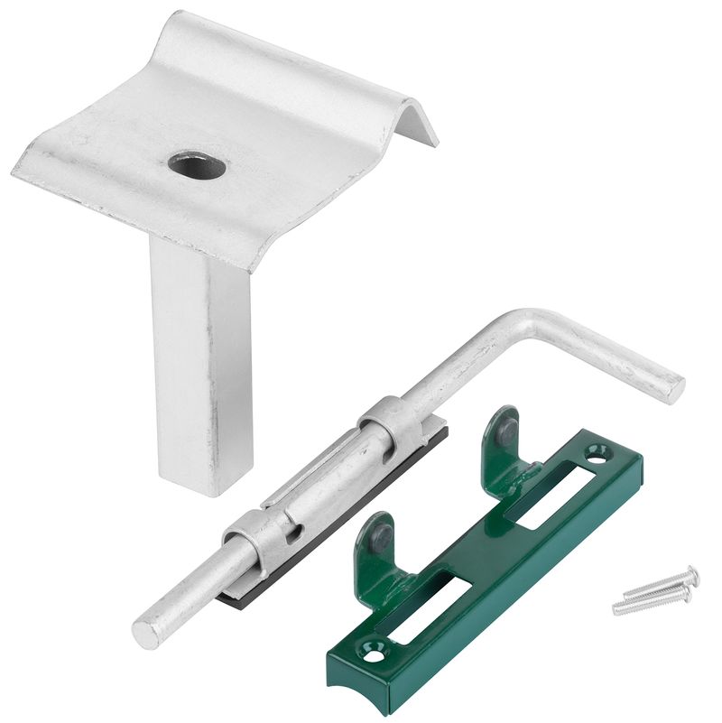 Brána Strend Pro METALTEC DUO, 3580/1950/100x50 mm, zelená, dvojkrídlová, záhradná, ZN+PVC, RAL6005 – Obrázok 4