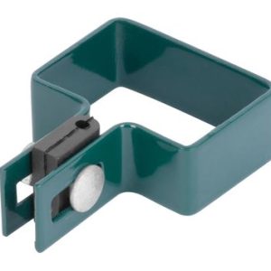 Objímka Strend Pro EUROSTANDARD, 60x40 mm, koncová, zelená, Zn+PVC, RAL6005, na hranatý stĺpik