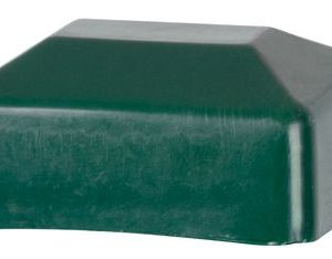 Čiapka Strend Pro EUROSTANDARD, na hranatý stĺpik, čiapočka, plastová, zelená, 60x40 mm