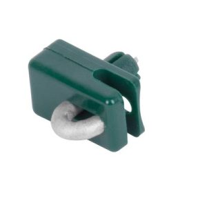 Príchytka Strend Pro METALTEC 2, vodiaca, na napínací drôt, s klinčekom, antracit, bal. 10 ks