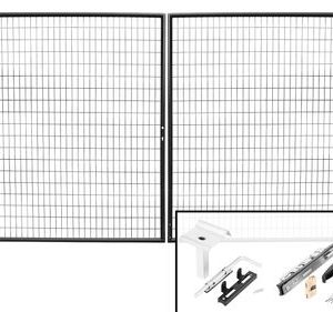 Brána Strend Pro METALTEC DUO, 3580/1750/100x50 mm, antracit, dvojkrídlová, záhradná, ZN+PVC, RAL7016