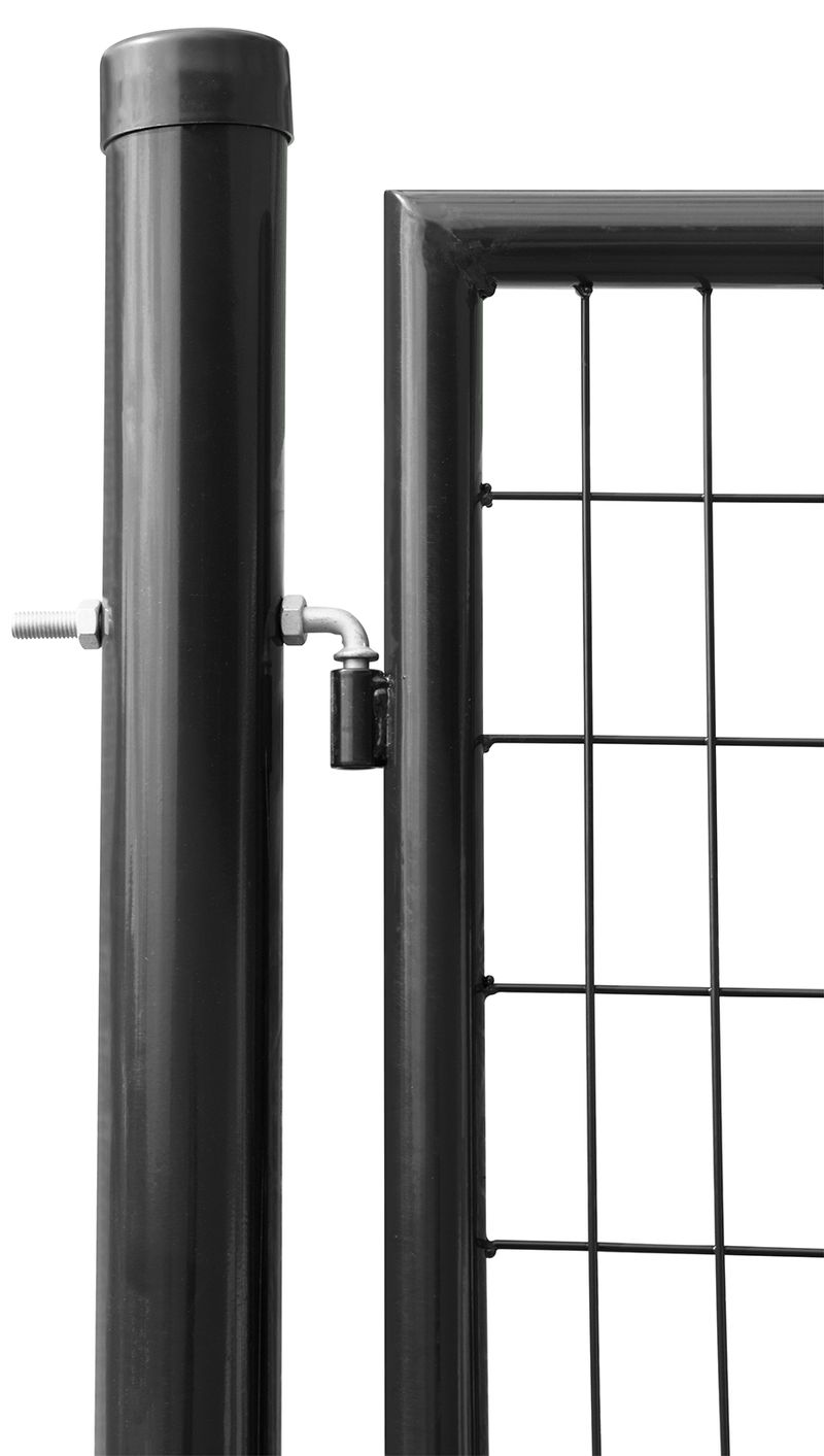 Brána Strend Pro METALTEC DUO, 3580/1950/100x50 mm, antracit, dvojkrídlová, záhradná, ZN+PVC, RAL7016 – Obrázok 2