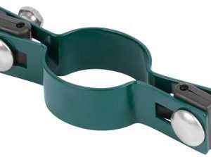 Objímka Strend Pro EUROSTANDARD, 60 mm, priebežná, zelená, Zn+PVC, RAL6005, na okrúhly stĺpik