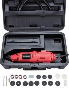Brúska Worcraft EMG01-42, 135W, mini, priama, vŕtanie a brúsenie