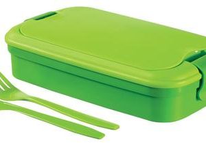 Box Curver® Lunch&Go 1300 ml, obedár, zelený, dóza s príborom