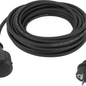 Kábel Strend Pro BH-FSF, L-30 m, 1,5mm2, predlžovací, čierny, IP44