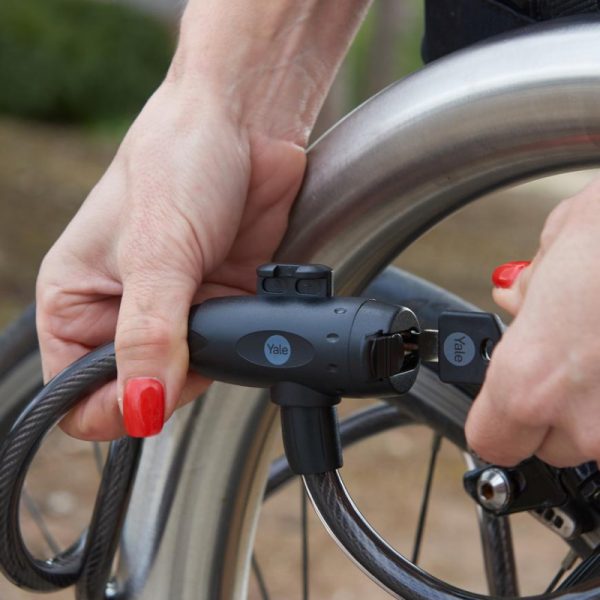 Zámok Yale YCK0/12/200/2, na bicykel, na kľúč, 2000 mm – Obrázok 2