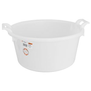 Vandlík ICS P9052, 30 lit., 52 cm, biely, okrúhly, s ušami