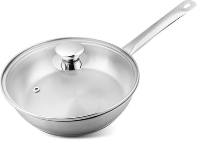 Panvica MagicHome Chloe, 20 cm, 1,5 lit., so sklenenou pokrievkou, nerez – Obrázok 5