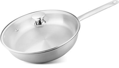 Panvica MagicHome Chloe, 28 cm, 4 lit.,so sklenenou pokrievkou, nerez – Obrázok 6