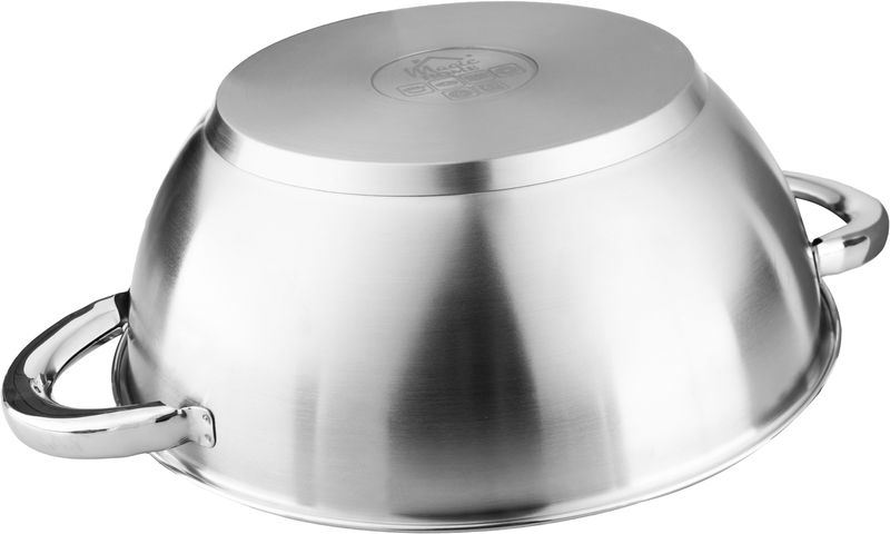 Hrniec Wok MagicHome Chloe, 26 cm, 5 lit., so sklenenou pokrievkou, nerez – Obrázok 6