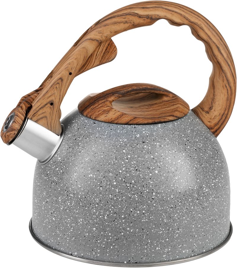 Čajník MagicHome, pískací, šedý, 2500 ml – Obrázok 3